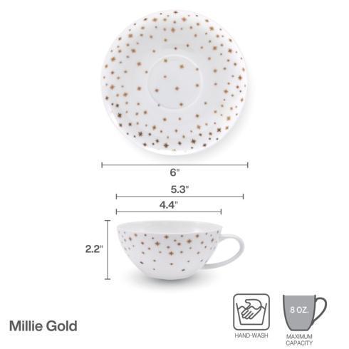 $72.00 Cup And Saucer Set Of 4