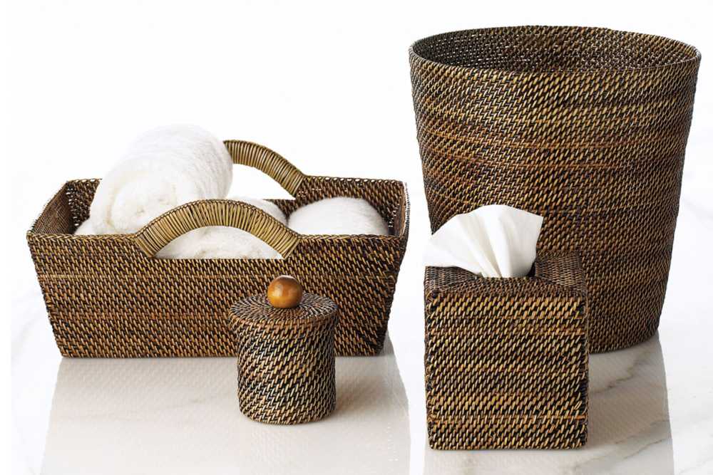 Lifestyle image 1 for Handwoven Tote Basket