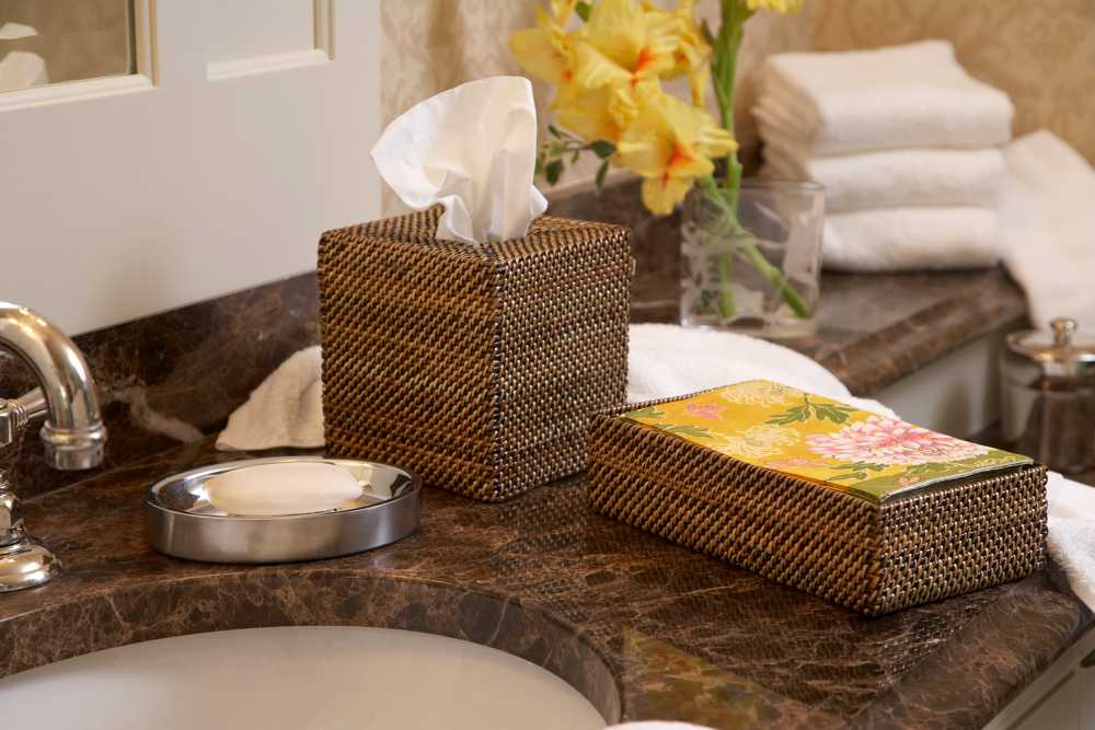 Lifestyle image 1 for Handwoven Bathroom Accessories