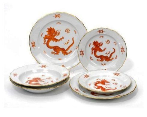 Ming Dragon - Red collection with 7 products
