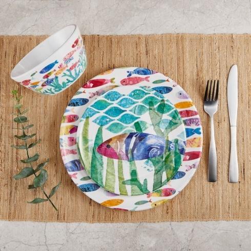 Melamine 12pc Dinnerware Sets (In Stock August 2022) collection with 4 products