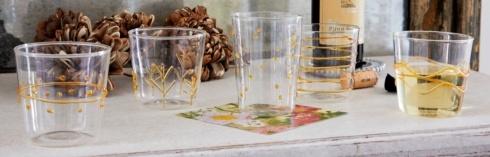 Applique Glassware collection with 14 products