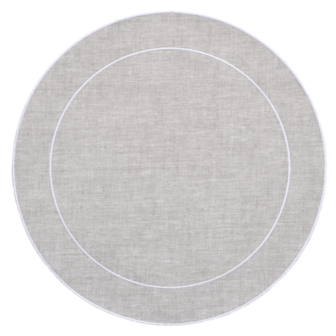 Linho Simple Round Placemats collection with 10 products