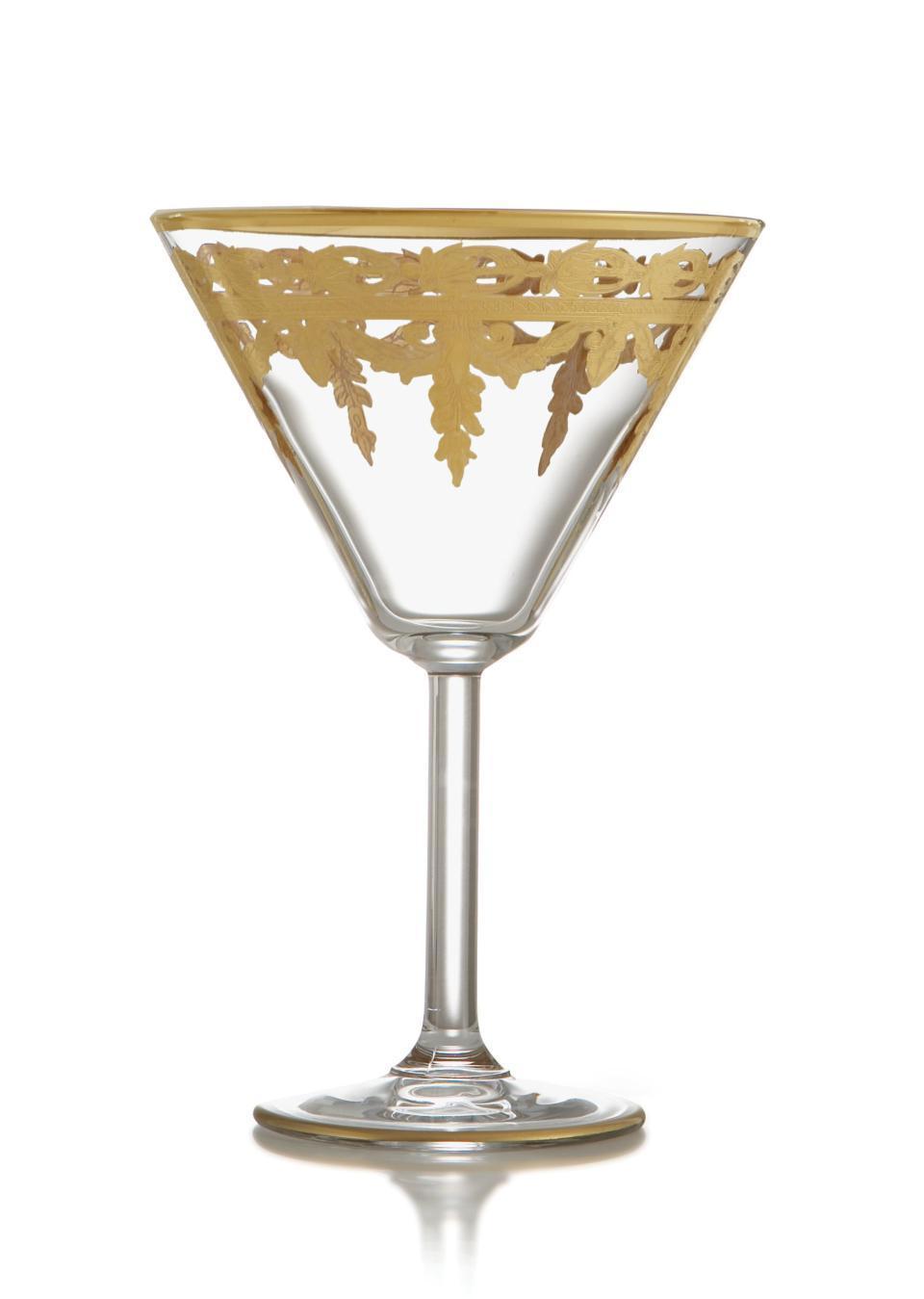Gold Martini Glass