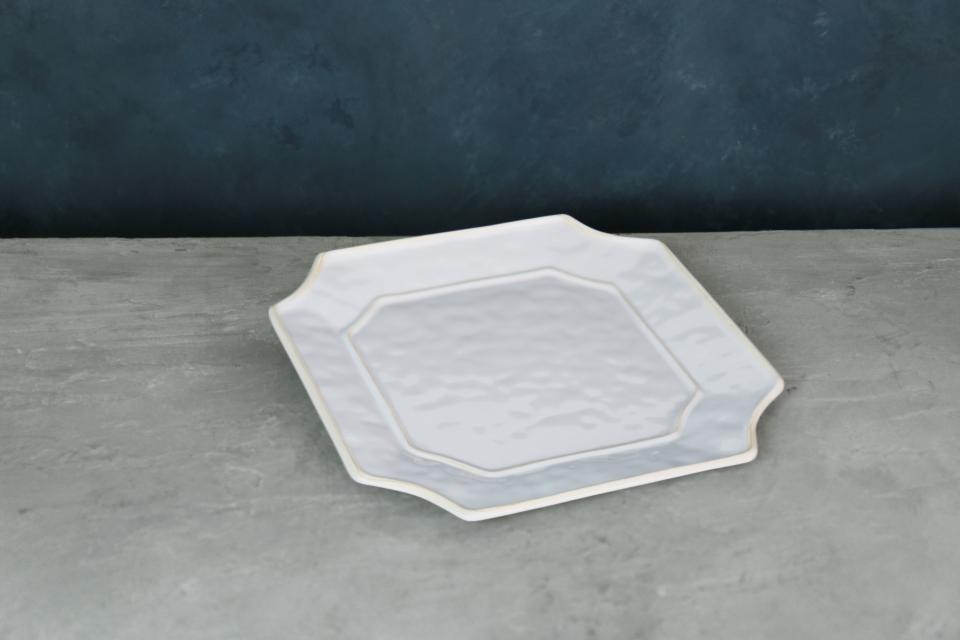Charleston Sq Platter White