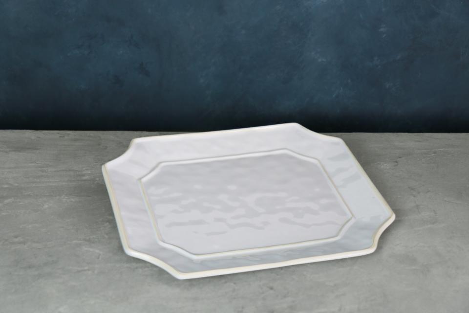 Charleston Rect Platter White