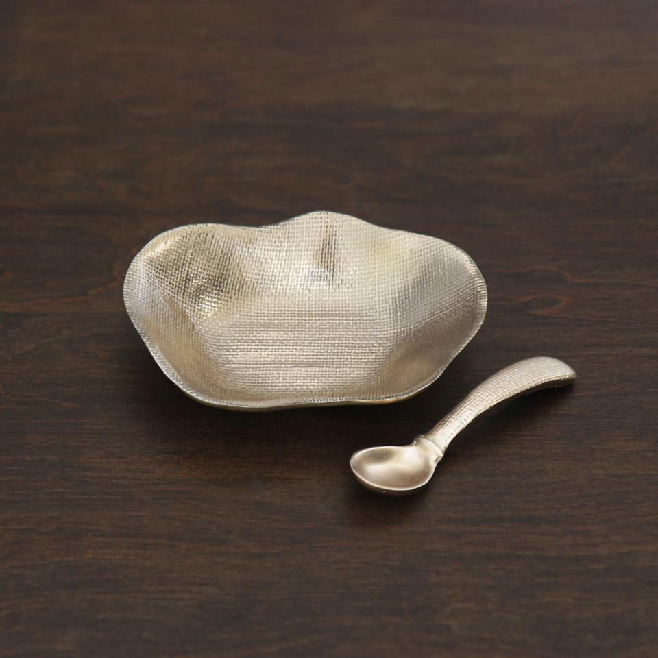 SIERRA MODERN Kioto mini bowl gold w/spoon