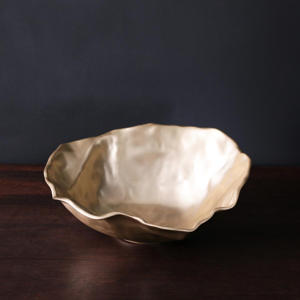 Maia bowl gold (lg)