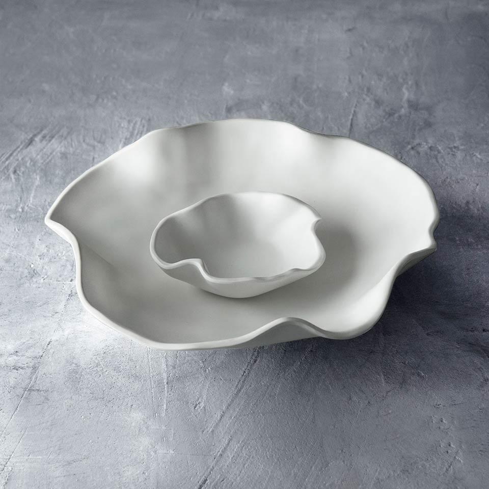 Nube Bowl With Dip White