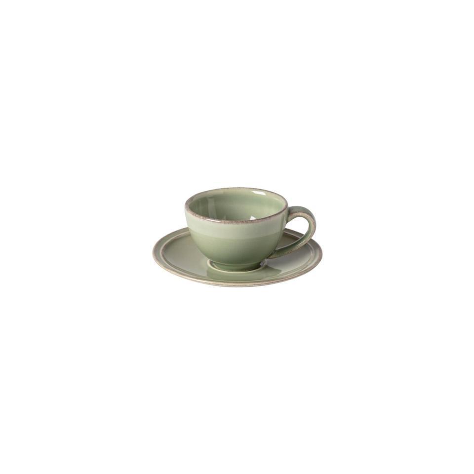 Friso - Sage Green Coffee Cup & Saucer 3oz Set/4