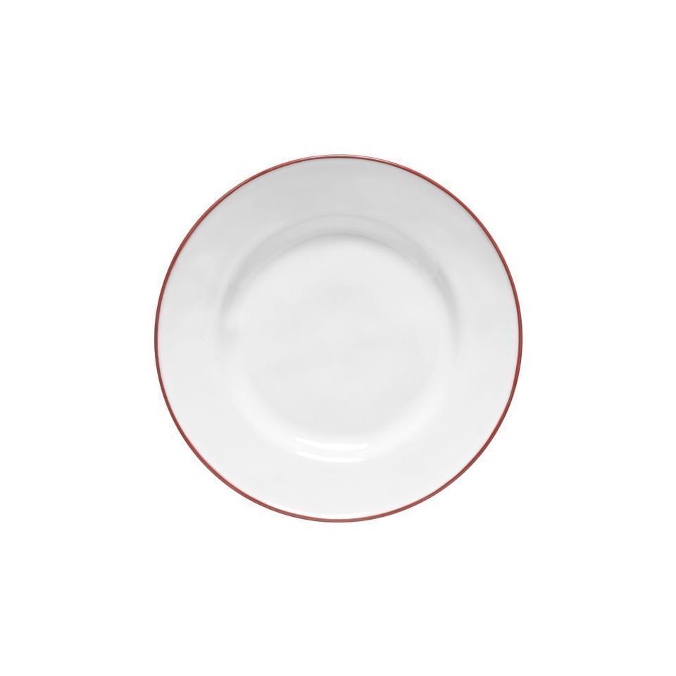 Beja - White Red Salad/Dessert Plate 9