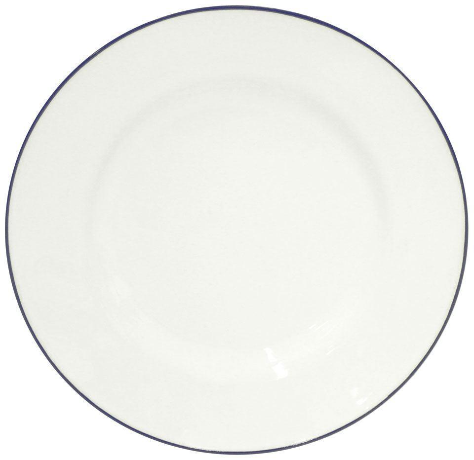 Beja - White Blue Salad Plate Set/4