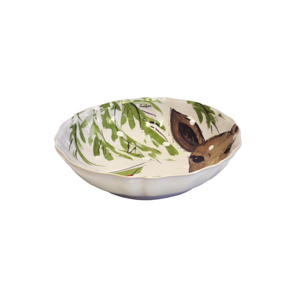 Small Serving Bowl, White