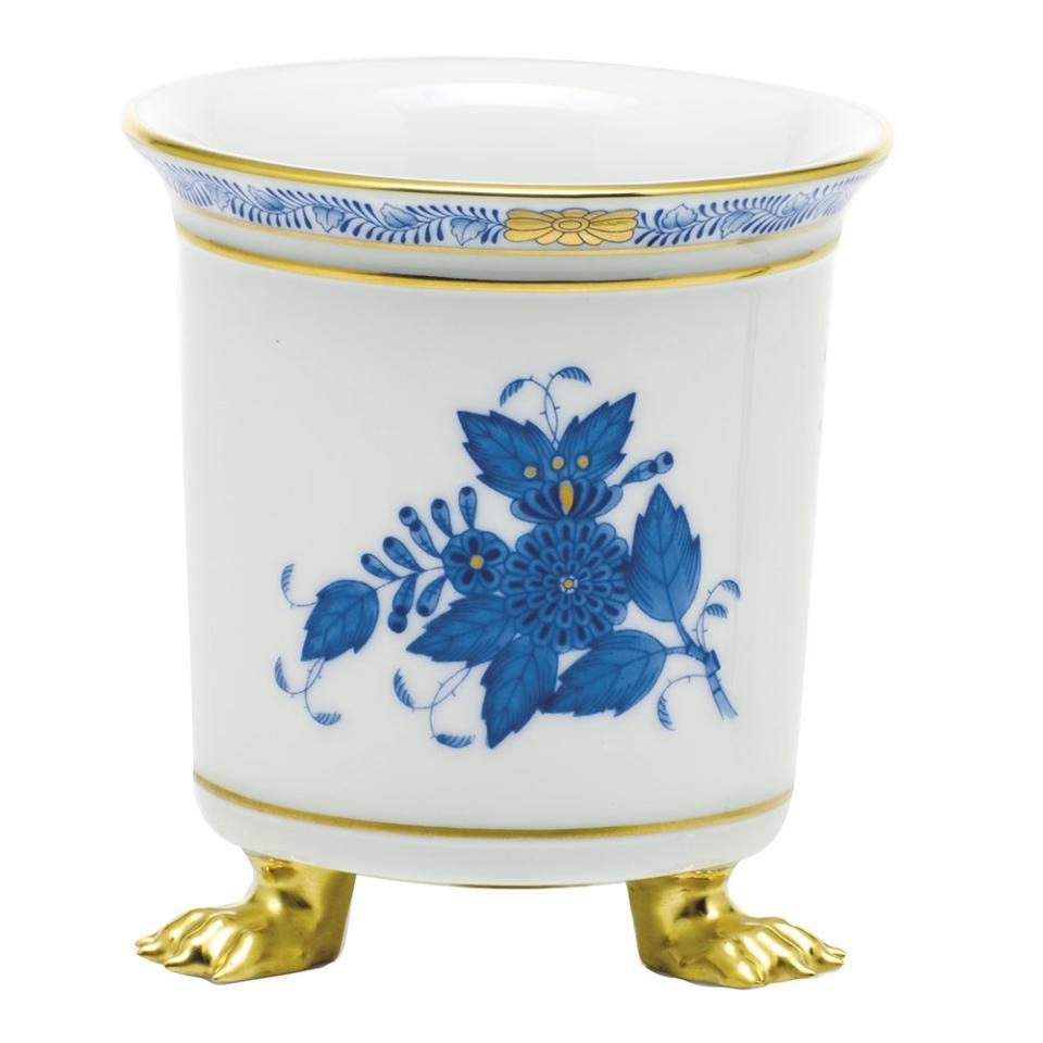 Mini Cachepot with Feet - Blue