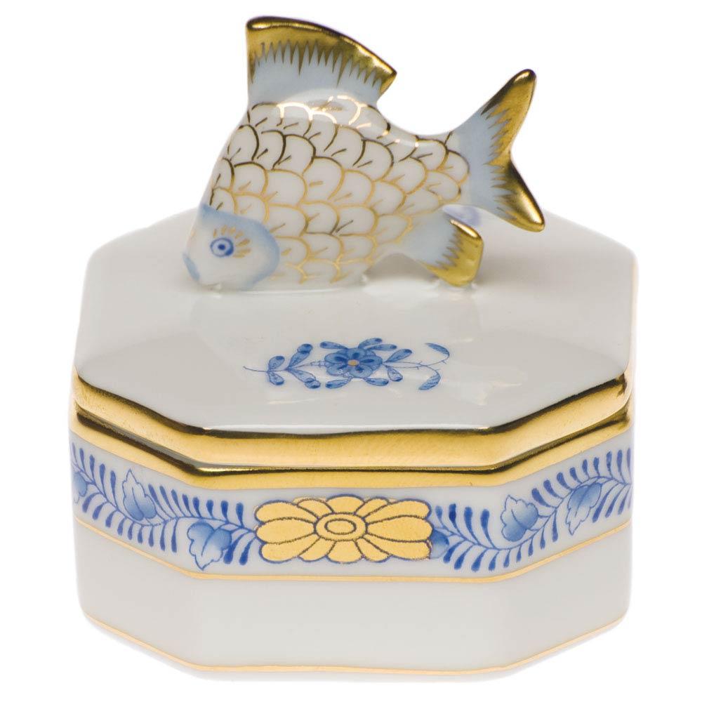 Petite Octagonal Box - Fish 2