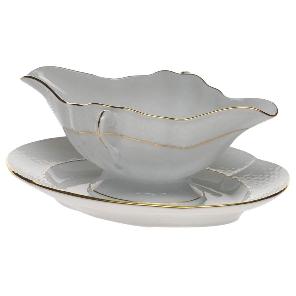 Gravy Boat W/Fixed Stand