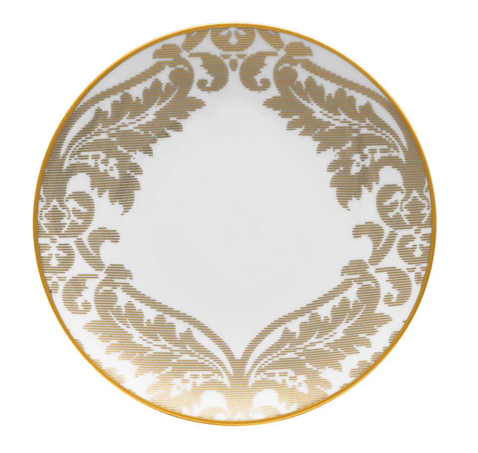 Large Dinner Plate Gold