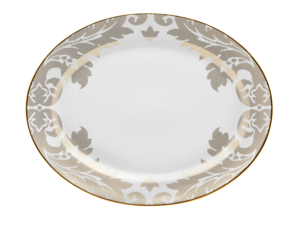 Oval Dish Gold
