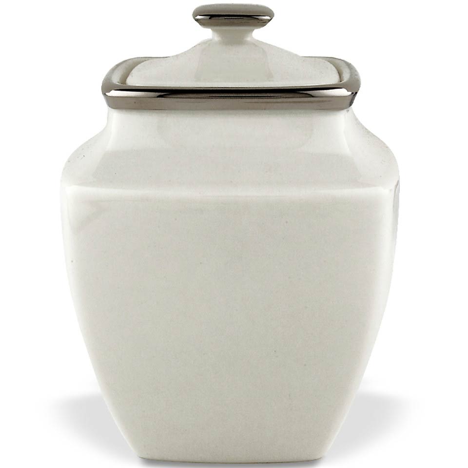 Square Sugar Bowl with Lid