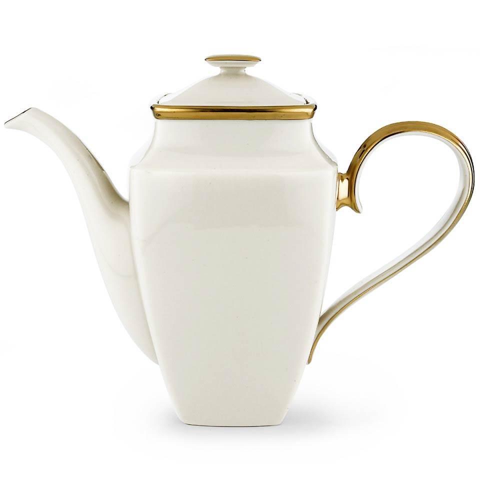 Square Coffeepot with Lid