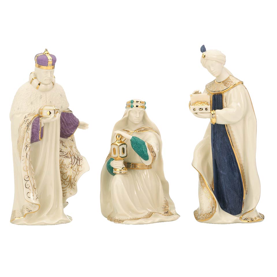 3pc First Blessing Three Kings Figurine Set