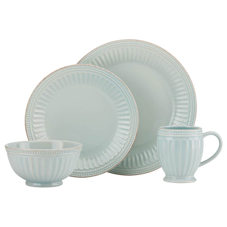 Ice Blue 4-piece Place Setting