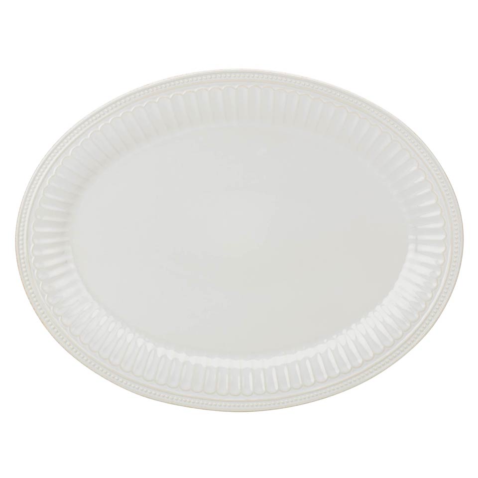 16 White Platter