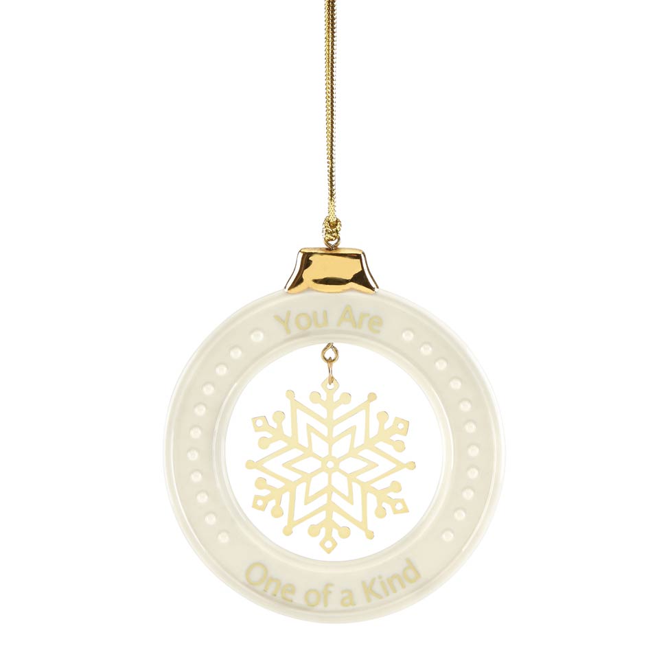 Sentiment You Are One of a Kind Friend Ornament