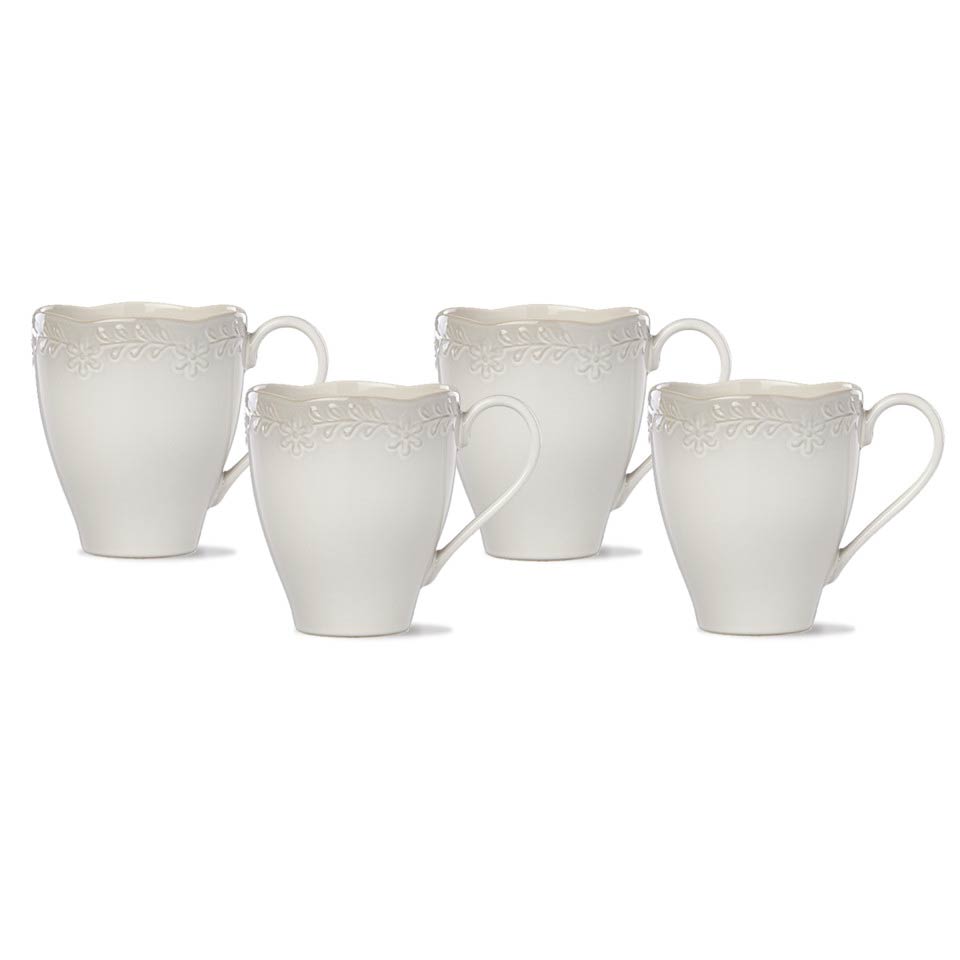 4-piece Grey Mug Set