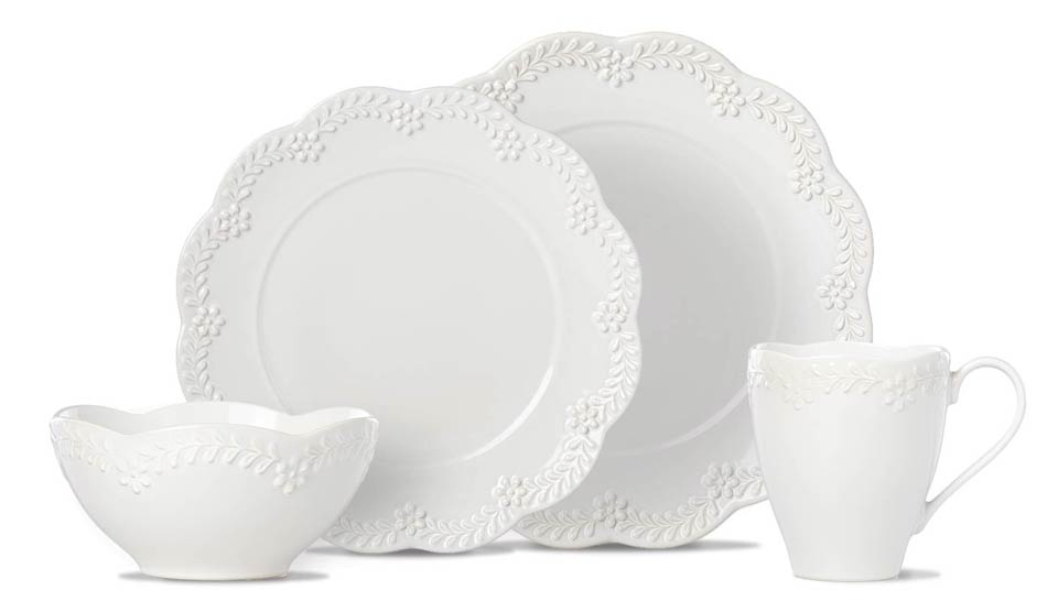 White 4-piece Place Setting
