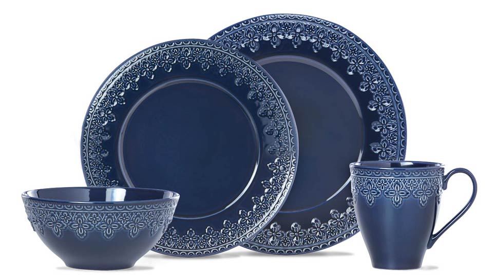 Navy 4-piece Place Setting
