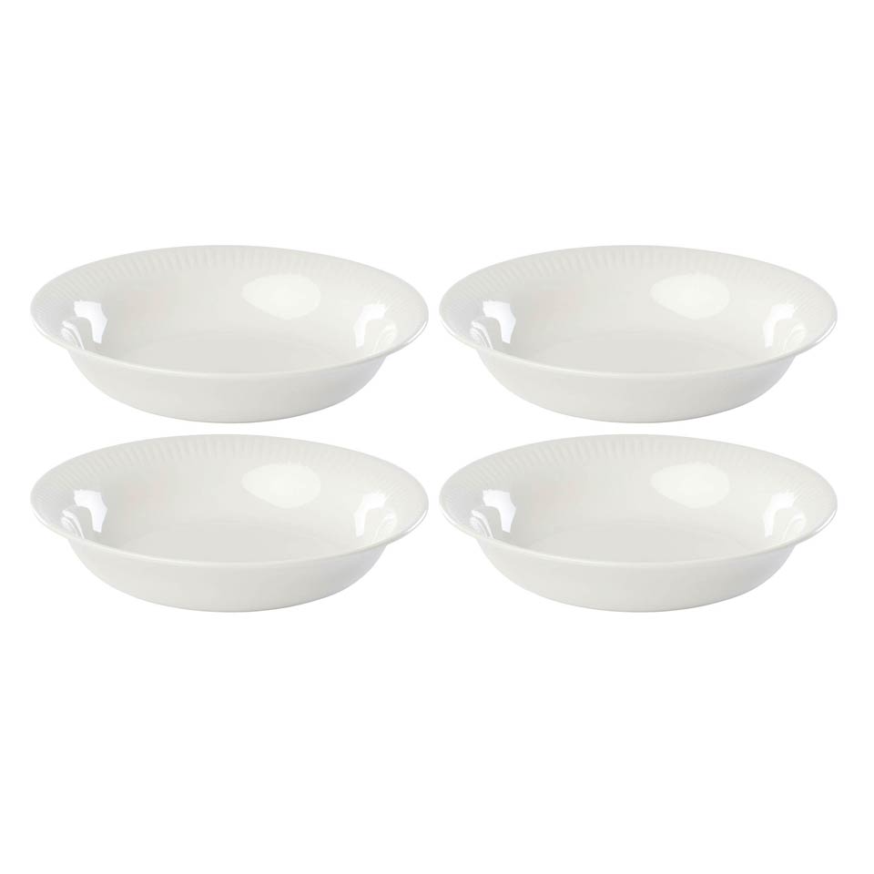 4-piece Dinner/Pasta Bowl Set, White