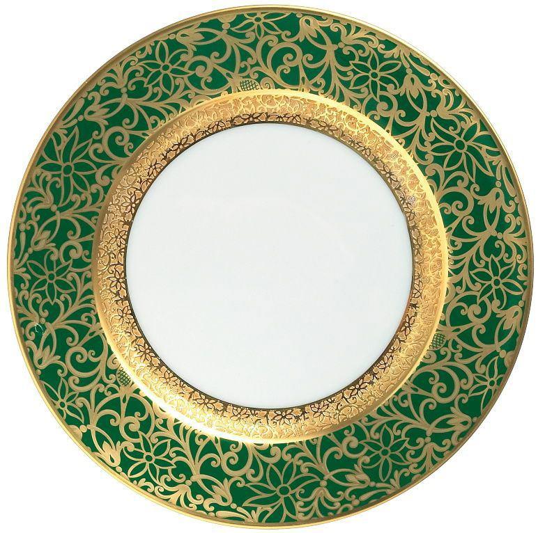 With Gold Incrustation Salad Plate