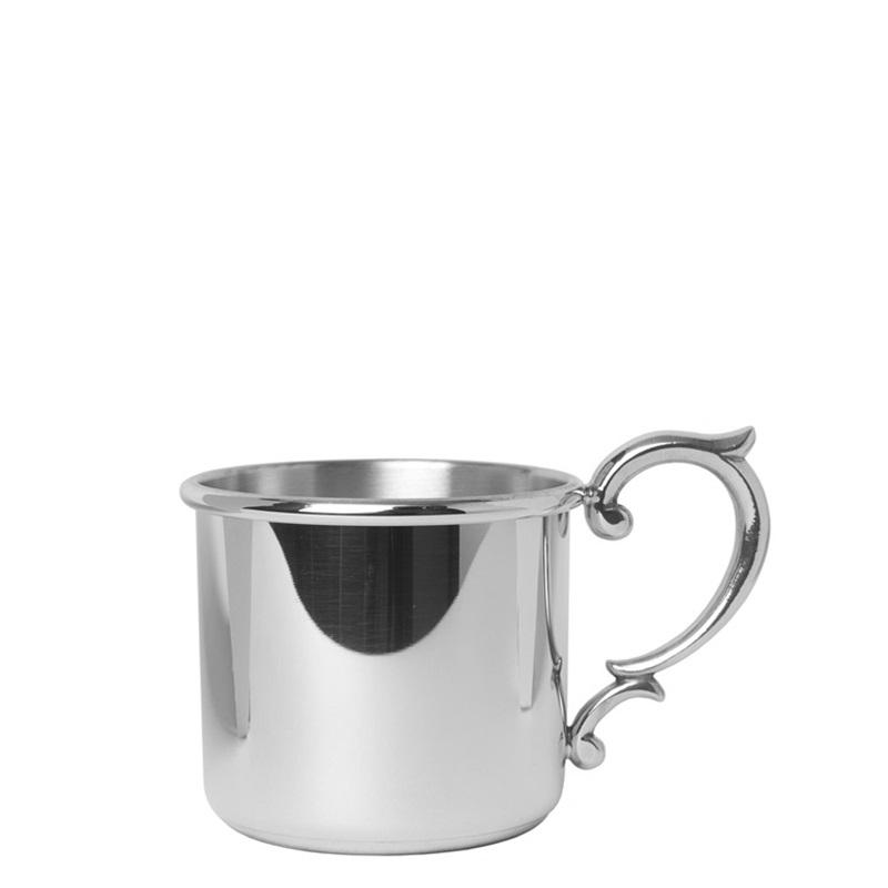 Straight Baby Cup With Scroll Handle 5Oz.