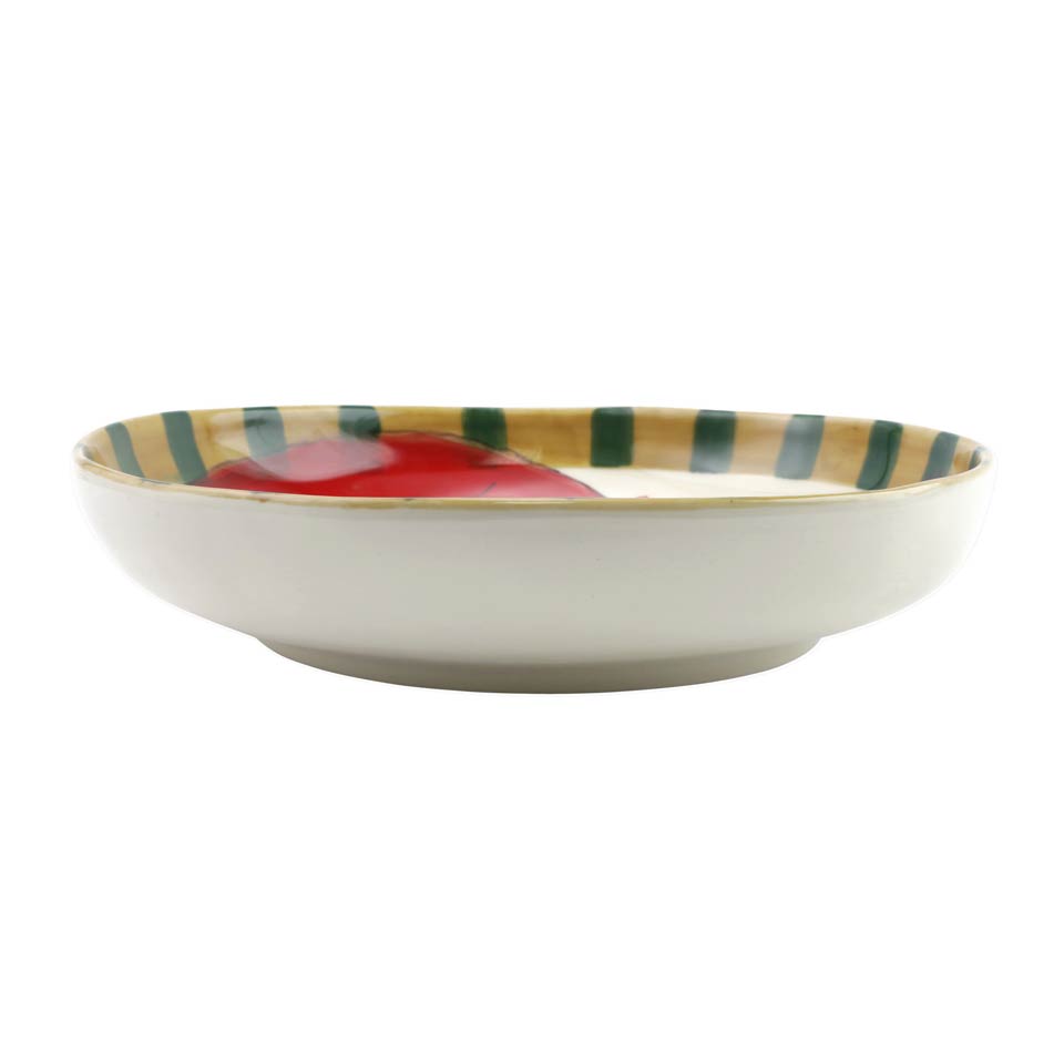 Round Shallow Bowl with Train