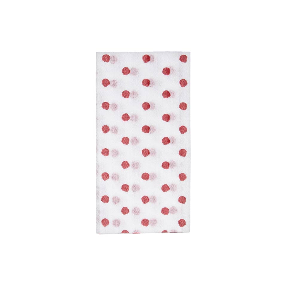 Red Dot Guest Towels (Pack Of 20)