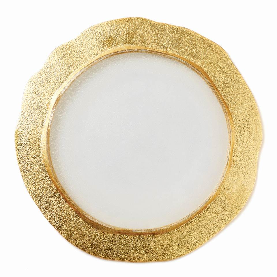 Gold Organic Service Plate/Charger
