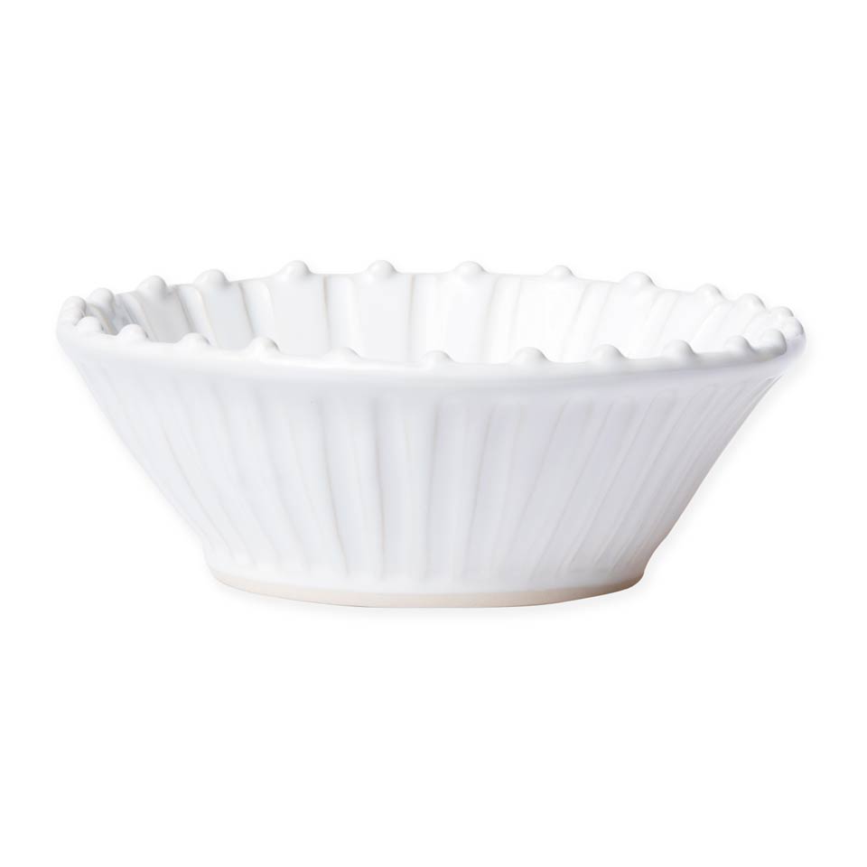 White Stripe Cereal Bowl