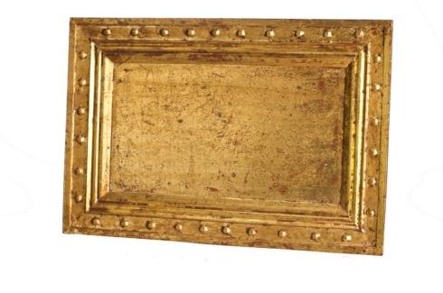 $103.00 Tray, Antiqued Gold