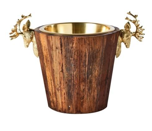 $358.00 Wine Cooler with Brass Stags Head