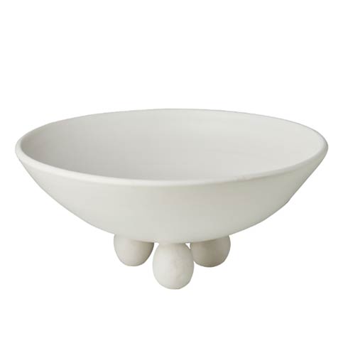Abigails  Catalina Footed Plate, Matte White $226.00