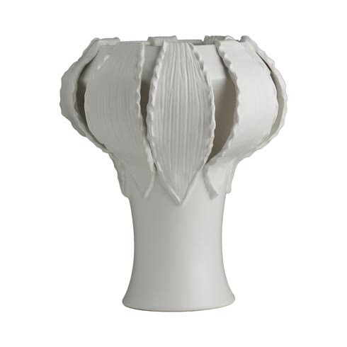 $502.00 Garlic Vase, Matte White
