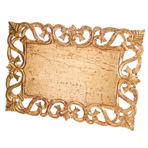 $192.00 Placemat, Antiqued Gold, Set Of 4