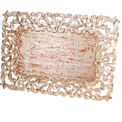$187.00 Placemat, Rectangle, Silver, Set Of 4