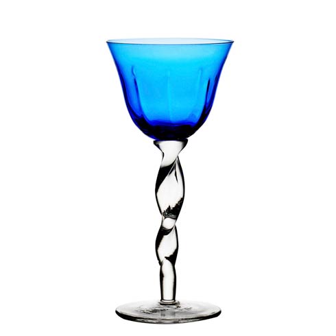 $91.00 Wine Glass, Cobalt Top, Set Of 4