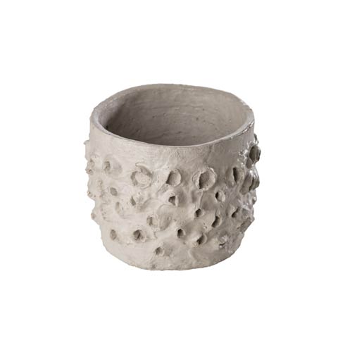$22.00 Textured Cement Pot, Small