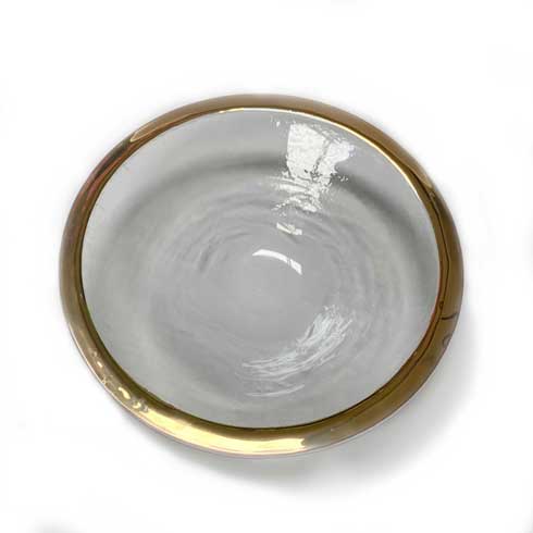 Annieglass  Roman Antique Medium Serving Bowl - Gold $147.00