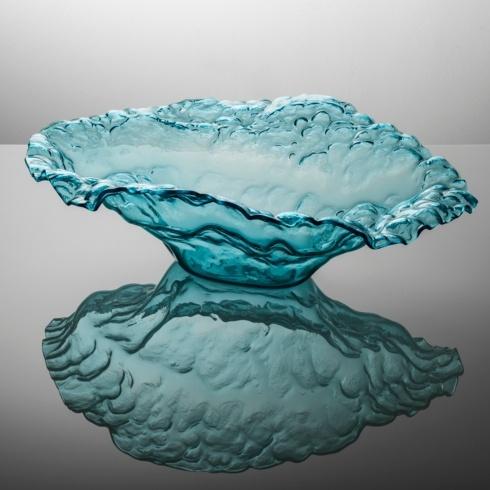 $617.00 28 x 20 x 8 ½" Water Bowl Sculpture - Ultramarine series of 500