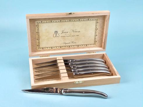 $110.00 Laguiole Stainless Steel Knife Set of Six Knives