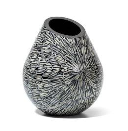 $580.00 Black Almendro Teardrop Vase